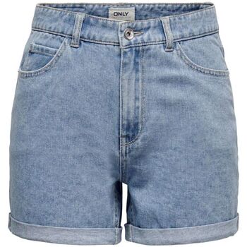 Textil Mulher Shorts / Bermudas Only 15230571 VEGA-LIGHT BLUE DENIM Azul