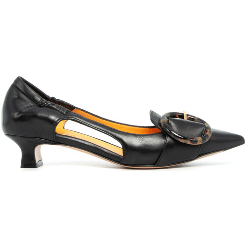 Sapatos Mulher Escarpim Mara Bini S152-BETTY-SETA-NERO Preto