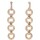 Relógios & jóias Mulher Brincos Luna Collection 70101 Ouro
