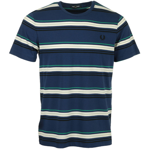 Textil Homem Loose Fit Crew Sweatshirt Fred Perry Stripe Azul