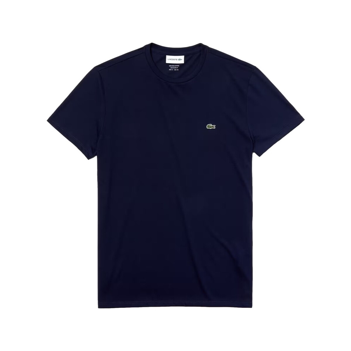 Textil Homem T-shirts e Pólos Lacoste T-Shirt Pima Cotton - Blue Marine Azul