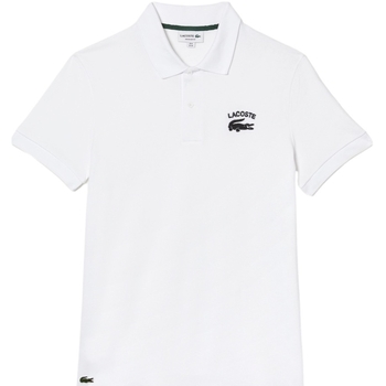 Textil Homem T-shirts e Pólos Lacoste Puma negras talla 22.5 - Blanc Branco