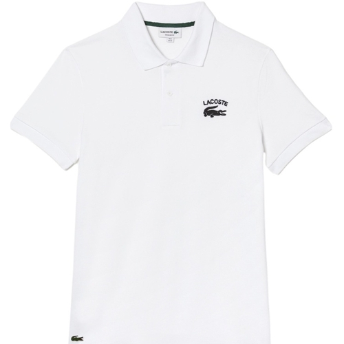 Textil Homem T-shirts e Pólos Lacoste Polo Stretch Mini Piqué - Blanc Branco