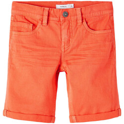Textil Rapaz Shorts / Bermudas Name it  Laranja