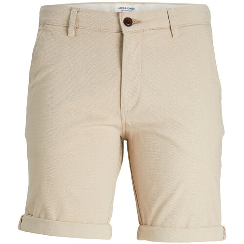 Textil Rapaz Shorts / Bermudas Jack & Jones  Bege