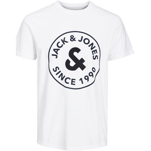 Textil Rapaz T-shirts e Pólos Jack & Jones  Branco