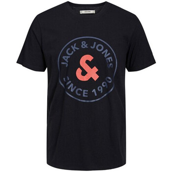 Textil Rapaz T-shirts e Pólos Jack & Jones  Preto