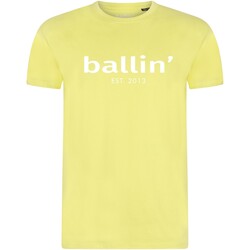 Textil Homem T-Shirt mangas curtas Ballin Est. 2013 Regular Fit sweater Shirt Amarelo