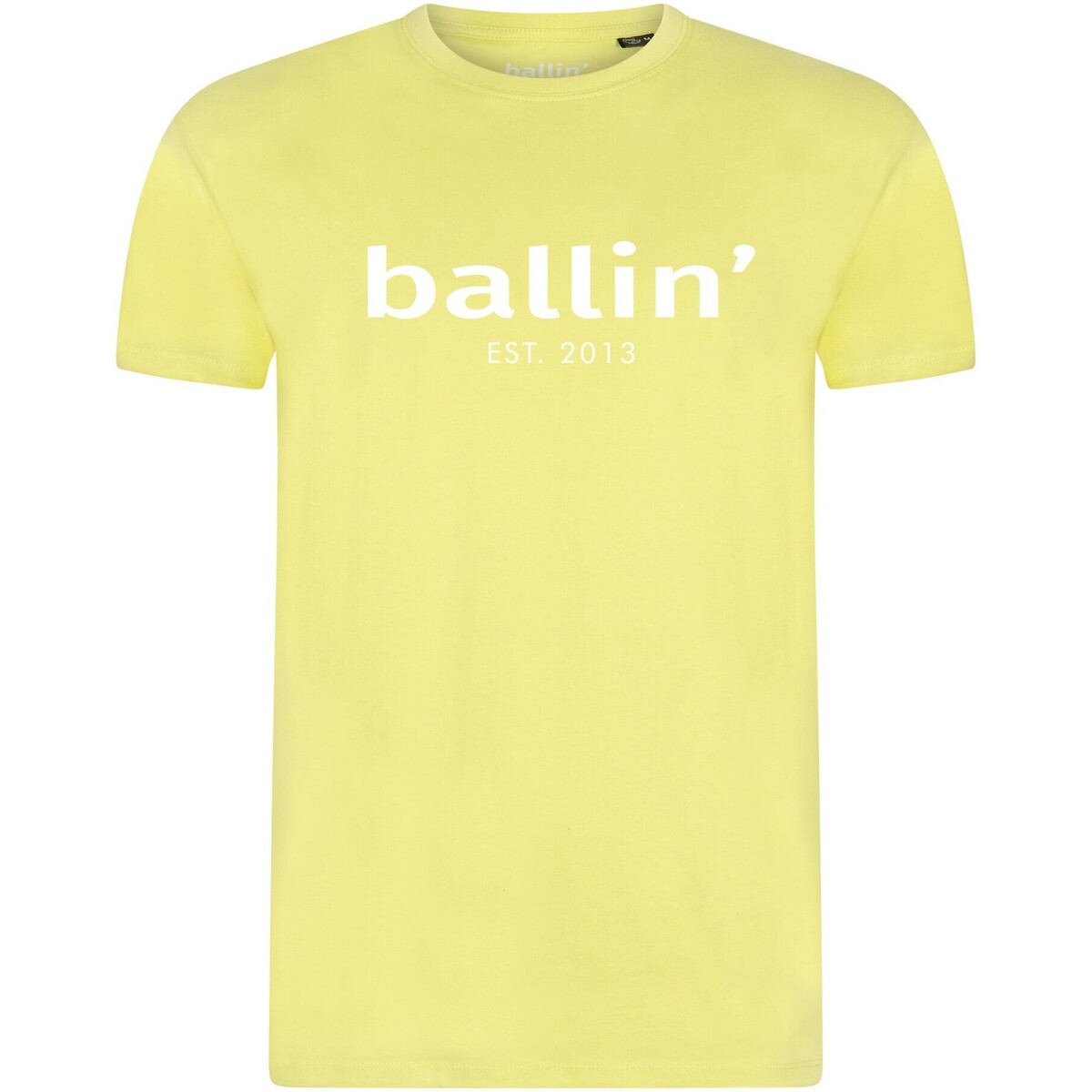 Textil Homem T-Shirt mangas curtas Ballin Est. 2013 Regular Fit Shirt Amarelo