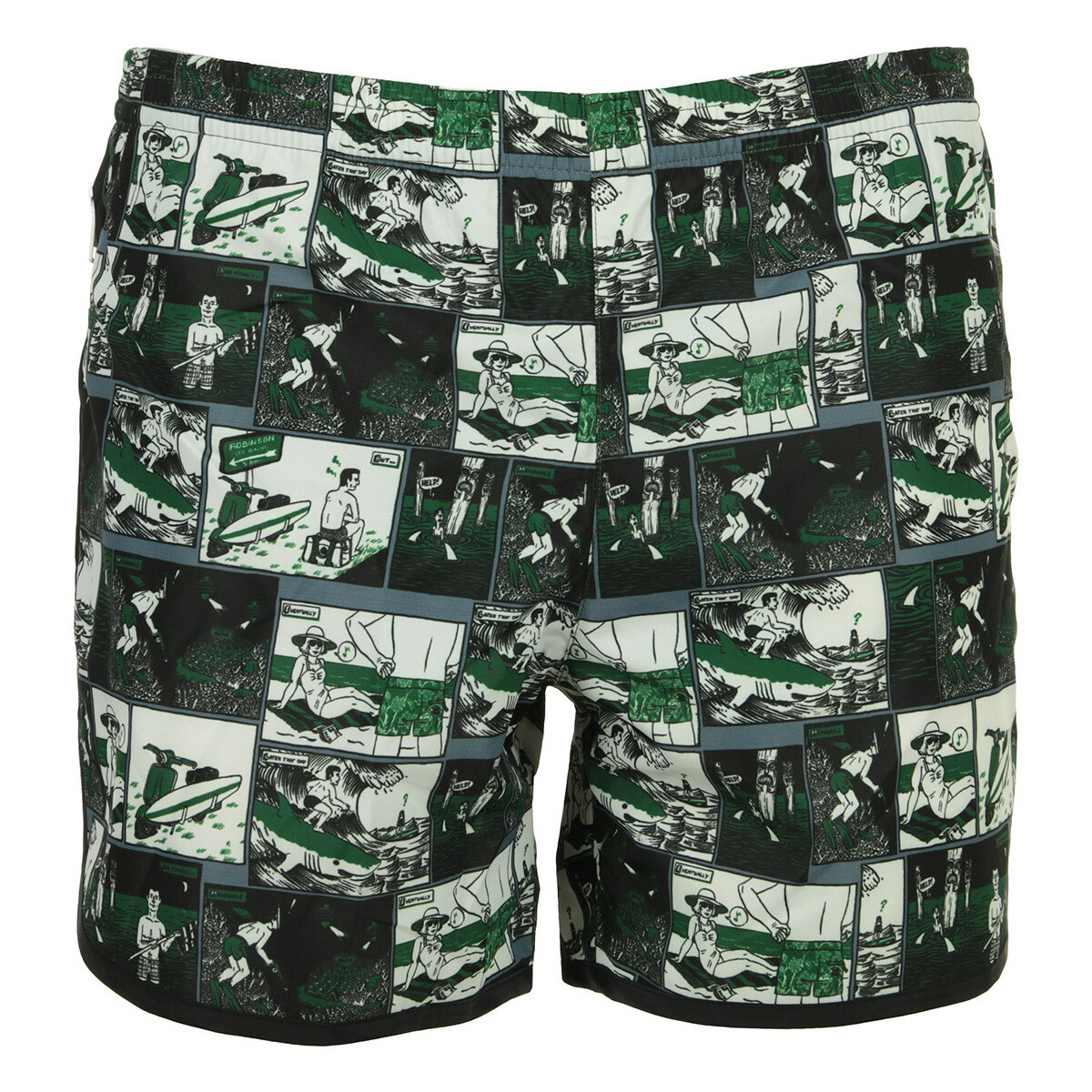 Textil Homem Fatos e shorts de banho Robinson Les Bains Cambridge Long Verde