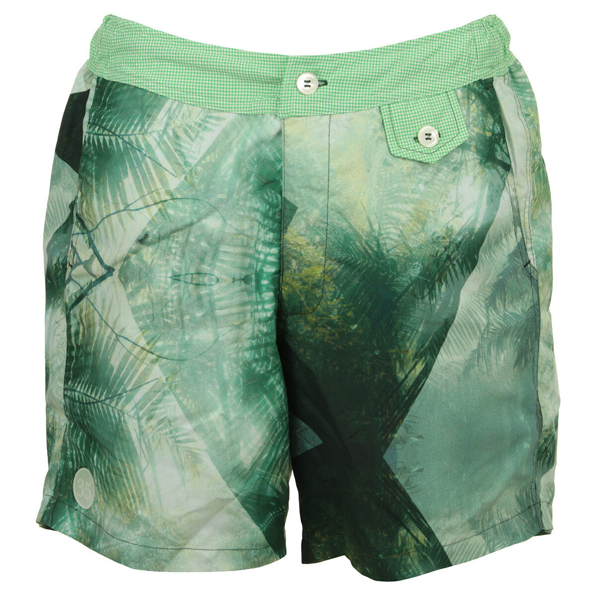 Textil Homem Fatos e shorts de banho Trente-Cinq° Short Relax Verde