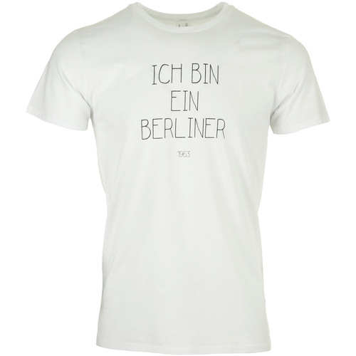 Textil Homem T-Shirt mangas curtas Civissum Ich Bin Ein Berliner Tee Branco