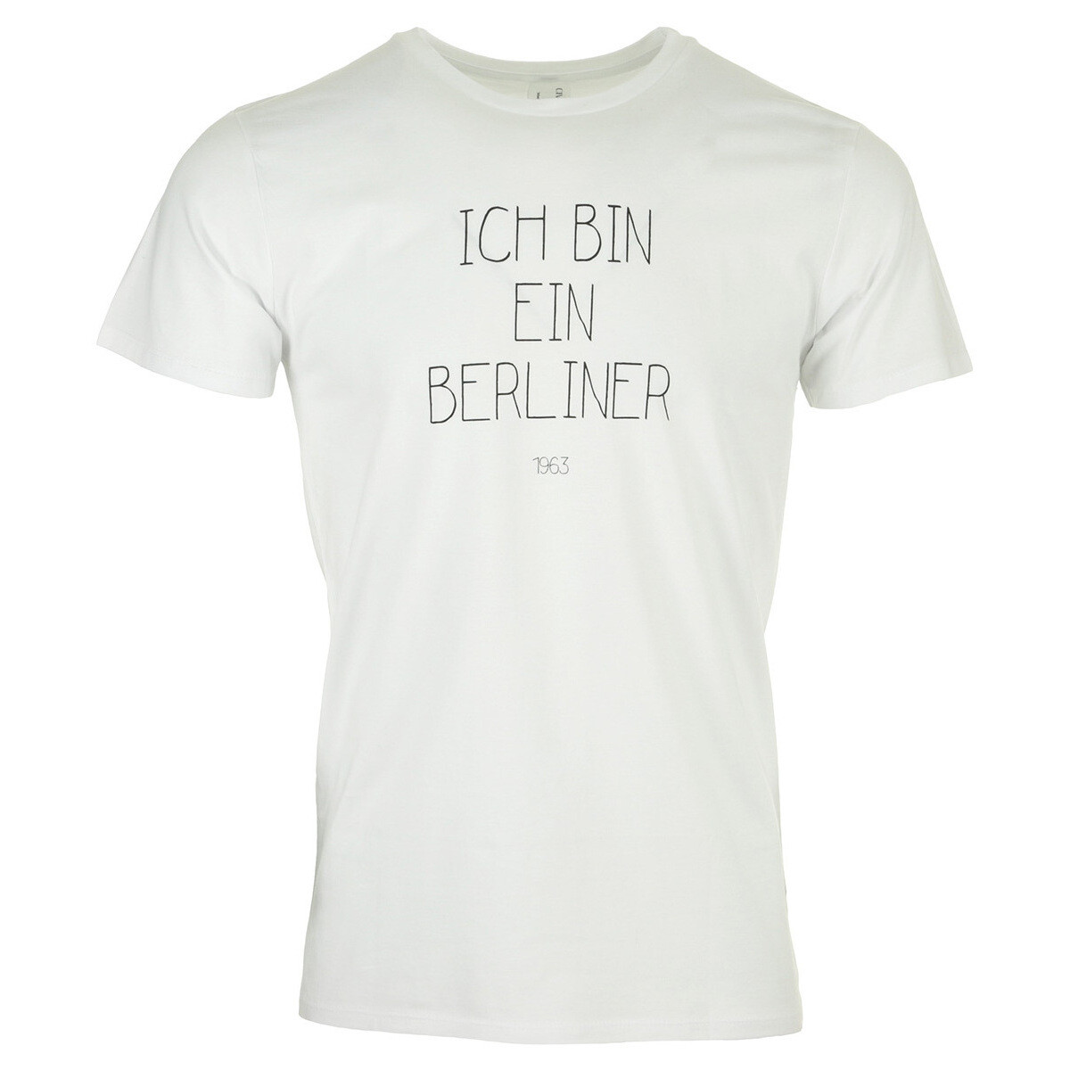 Textil Homem T-Shirt mangas curtas Civissum Ich Bin Ein Berliner Tee Branco