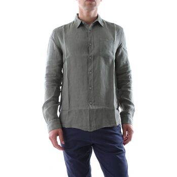 Textil Homem Camisas mangas comprida 40weft BRAIDEN 1337/1762-W2359 Cinza