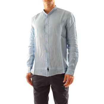 Textil Homem Camisas mangas comprida 40weft WILBERT 1338/1763-W2311 Azul