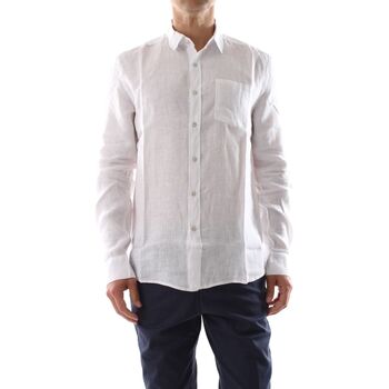 Textil Homem Camisas mangas comprida 40weft BRAIDEN 1337/1762-40W441 Branco