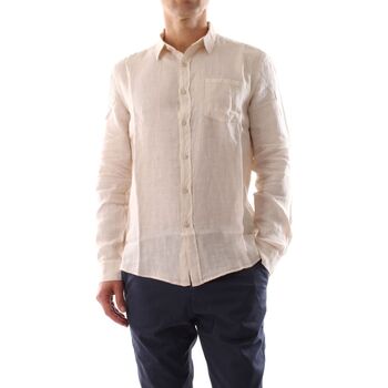 Textil Homem Camisas mangas comprida 40weft BRAIDEN 1337/1762-W2139 Bege