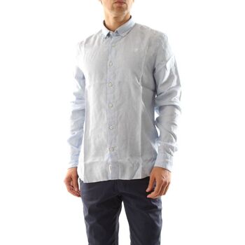 Textil Homem Camisas mangas comprida Timberland TB0A2DC39401 - LINEN SHIRT-SKYWAY Azul