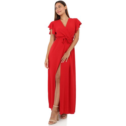 Textil Mulher Vestidos La Modeuse 66665_P155371 Vermelho