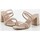 Sapatos Mulher Sandálias Bryan Sandalias  en color nude para señora Rosa