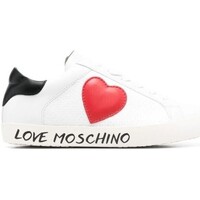 Sapatos Mulher Sapatilhas Love Moschino JA15142G1G FREE LOVE Branco