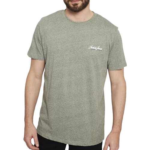 Textil Homem T-shirts e Pólos Jack & Jones  Verde
