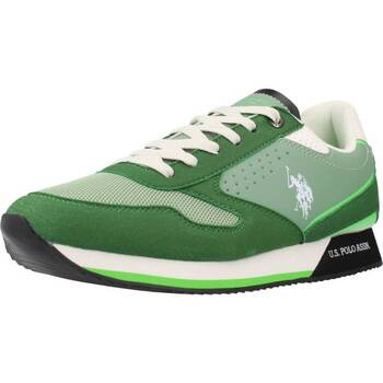 Sapatos Homem Sapatilhas U.S Flanelado POLO Assn. NOBIL003M Verde