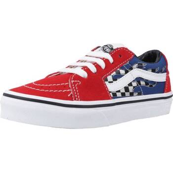 Sapatos Rapaz Sapatilhas youth Vans SK8-LOW REFLECT CHECK Vermelho