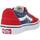 Sapatos Rapaz Sapatilhas Vans SK8-LOW REFLECT CHECK Vermelho