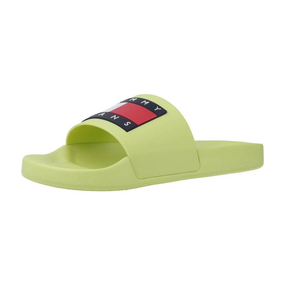 Sapatos Mulher Chinelos Tommy Jeans FLAG POOL SLD ESS Amarelo