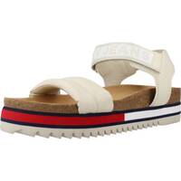Sapatos Mulher Sandálias stagione Tommy Jeans FLAG OUTSOLE Bege