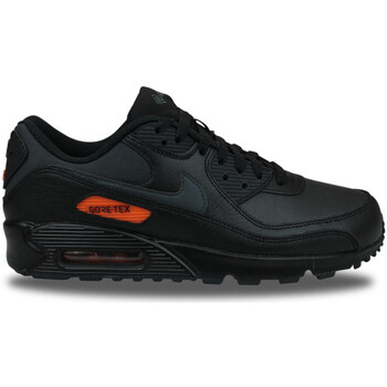 Sapatos Homem Sapatilhas Nike Air Max 90 Gore-Tex Black Orange Preto