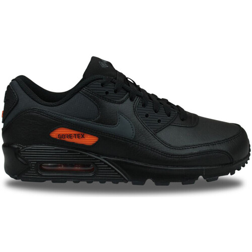 Sapatos Homem Sapatilhas Nike Air Max 90 Gore-Tex Black Orange Preto