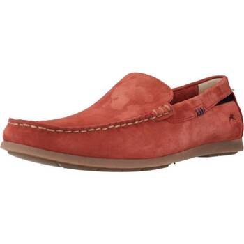 Sapatos Homem Mocassins Fluchos F1729 Vermelho