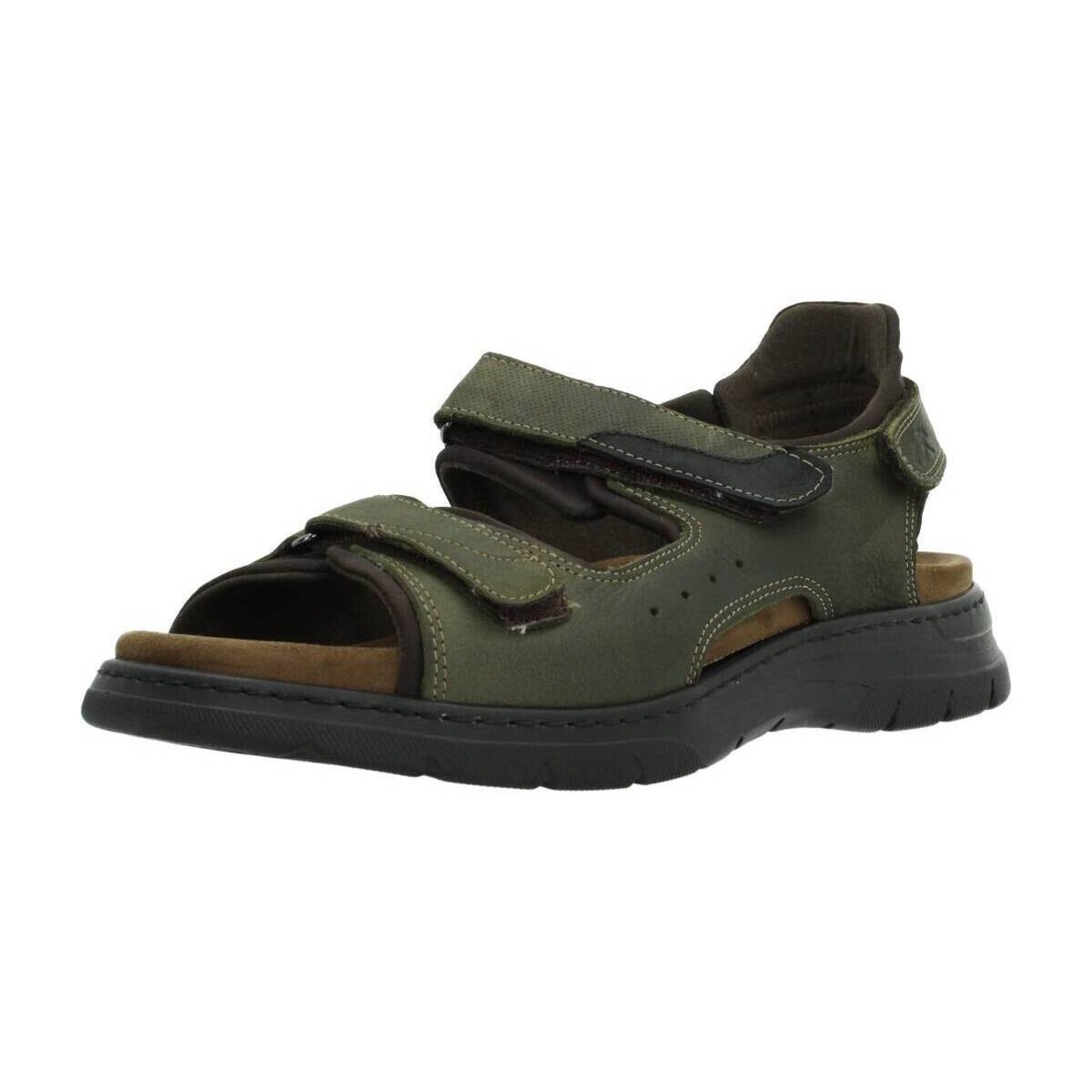 Sapatos Homem Sandálias Fluchos F1773 Verde