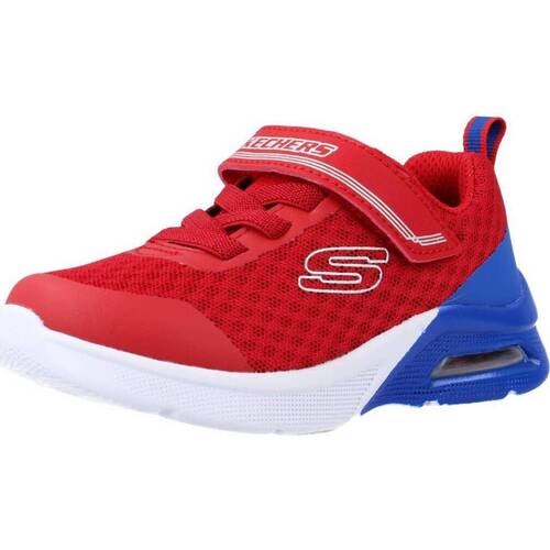 Sapatos Rapaz Sapatilhas Skechers MICROSPEC MAX Vermelho