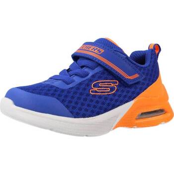 Sapatos Rapaz Sapatilhas run Skechers MICROSPEC Azul