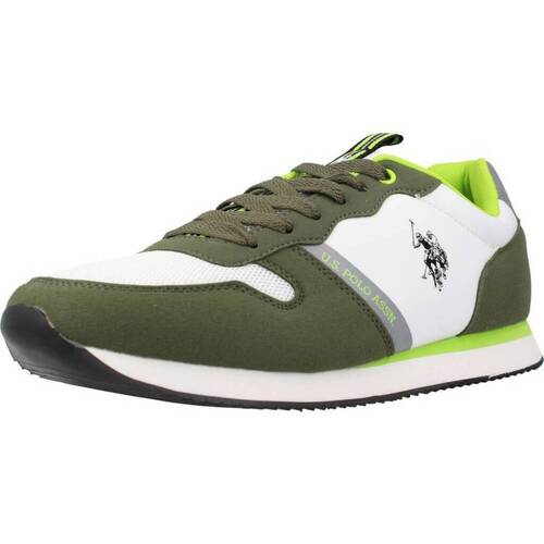 Sapatos Homem Sapatilhas U.S Polo grigio Assn. NOBIL009M Verde