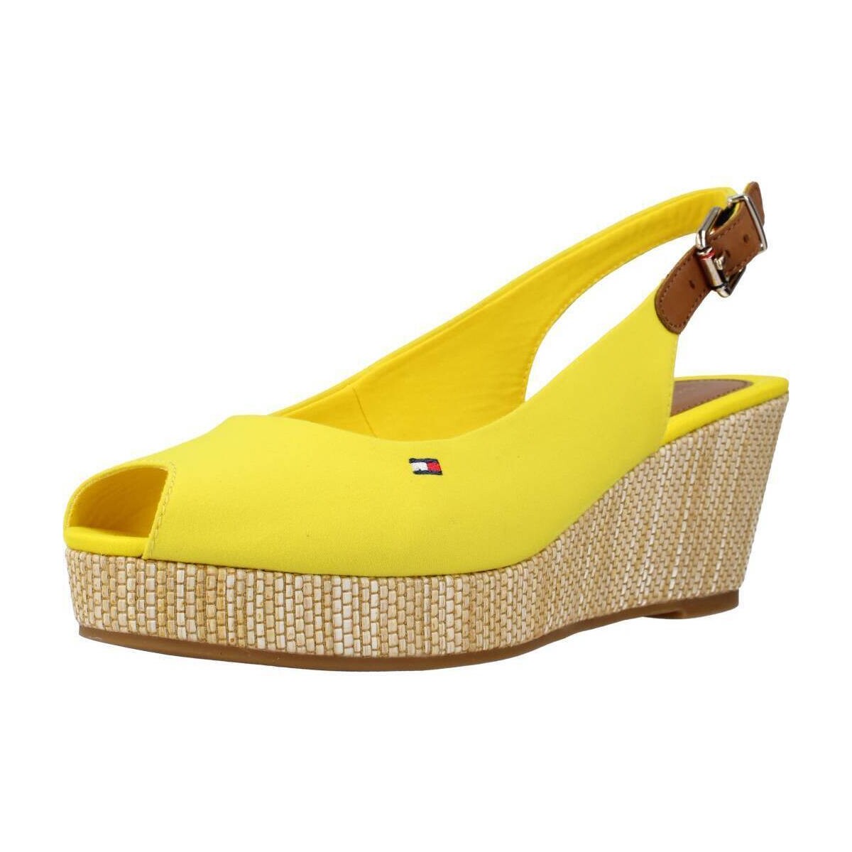 Sapatos Mulher Sandálias Tommy Hilfiger ICONIC ELBA SLING BACK W Amarelo