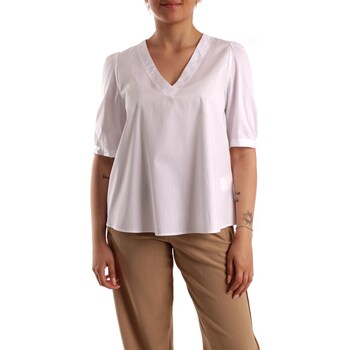Textil Mulher camisas Emme Marella GISELE1 Branco