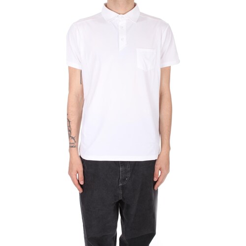Textil Homem T-Shirt mangas curtas Top 3 Shoes DR0021M LOME16 Branco