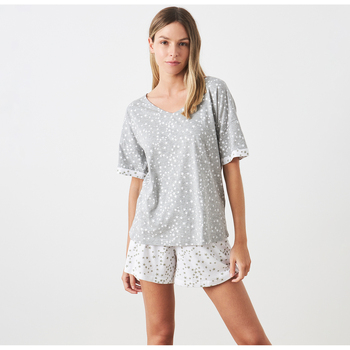 Textil Mulher Pijamas / Camisas de dormir J&j Brothers JJBDH1100 Cinza