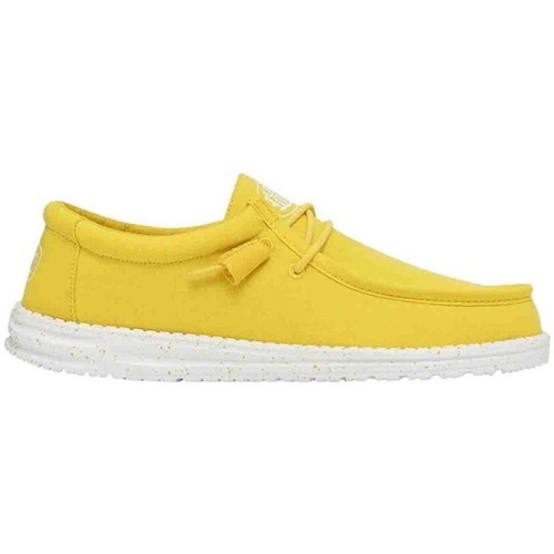 Sapatos Homem Sapato de vela HEYDUDE 40009-76I Amarelo