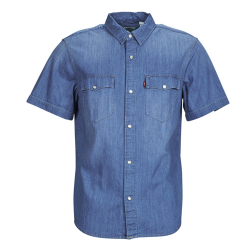 Textil Homem Camisas mangas curtas Levi's SS RELAXED FIT WESTERN Azul