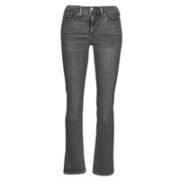 Textil Mulher Calças Jeans Levi's 314 SHAPING STRAIGHT Cinza / Escuro