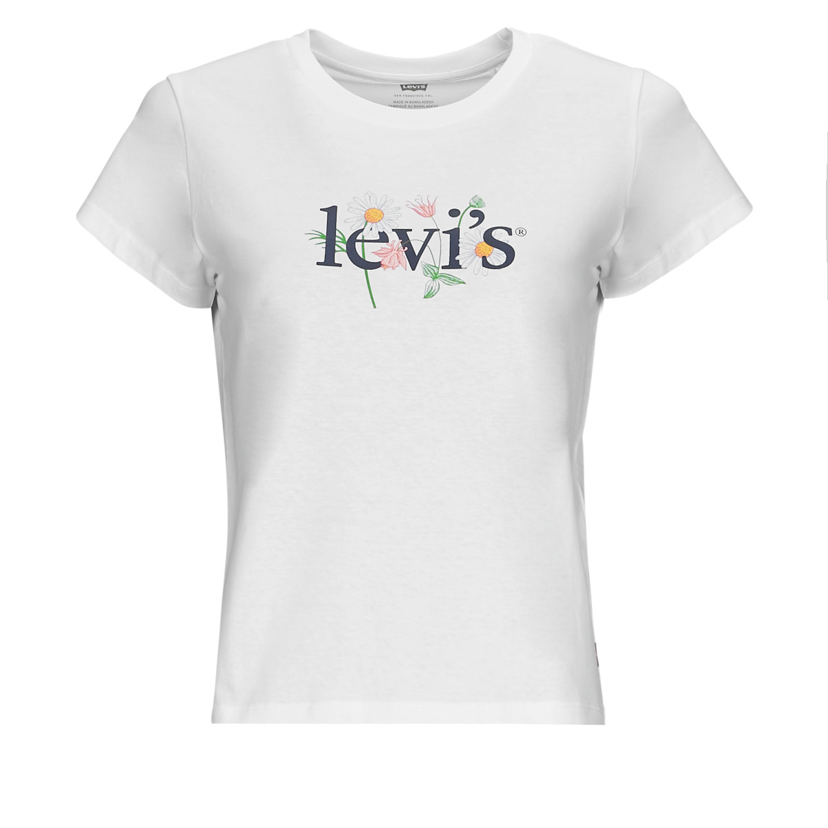 Textil Mulher T-Shirt dress curtas Levi's GRAPHIC AUTHENTIC TSHIRT Branco