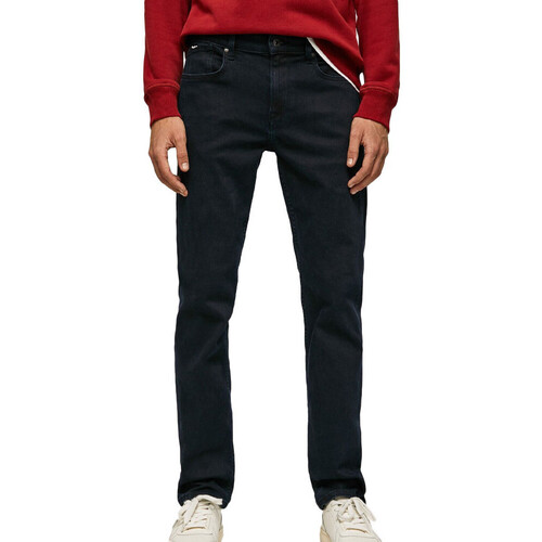 Textil Homem Kitchoun jean rose et blanc 1 mois slim Pepe jeans  Azul