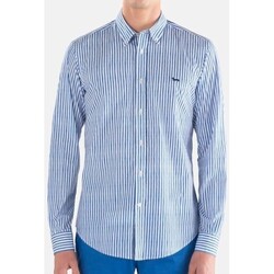 Textil Homem Camisas mangas comprida Harmont & Blaine CNJ026012385M Azul