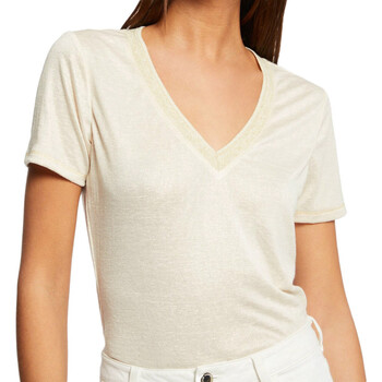 Textil Mulher T-Shirt mangas curtas Morgan  Branco