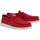 Sapatos Homem Sapato de vela HEYDUDE 40009-610 Vermelho